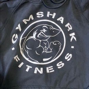 BLACK GYMSHARK HOODIE